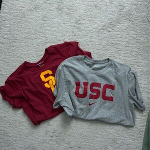 USC T-shirts and sweater mens large